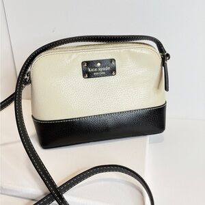Kate Spade Two-Tone Black and Cream Crossbody Bag